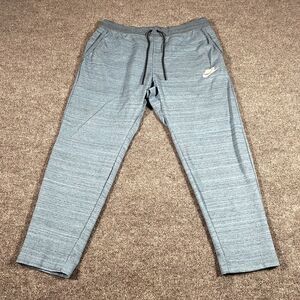 Nike Sportswear Advance 15 Knit Mens 2XL Joggers Sweatpants Tapered Blue